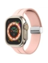 Bizon Strap Óra Szilikon Apple Óra 44/45/46/49 mm rózsaszín