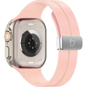 Kup Silikonový pásek Bizon Strap Watch Silicone do Apple Watch 44/45/46/49 mm růžový - BIZ6171 - {ean13} - Sklep Home Screen