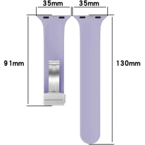 Kup Silikonový pásek Bizon Strap Watch Silicone do Apple Watch 44/45/46/49 mm levandulový - BIZ6172 - {ean13} - Sklep Home Screen