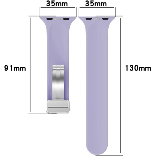 Kup Bizon Strap Uhr Silikon Apple Uhr 44/45/46/49 mm lavendel - BIZ6172 - {ean13} - Sklep Home Screen