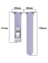 Kup Bizon Strap Uhr Silikon Apple Uhr 44/45/46/49 mm lavendel - BIZ6172 - {ean13} - Sklep Home Screen