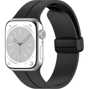 Kup Bizon Strap Uhren Silikon Apple Uhr 38/40/41/42 mm schwarz - BIZ6174 - {ean13} - Sklep Home Screen