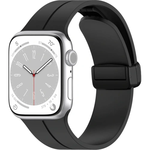 Kup Silikonový pásek Bizon Strap Watch Silicone do Apple Watch 38/40/41/42 mm černý - BIZ6174 - {ean13} - Sklep Home Screen
