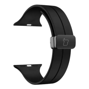 Kup Bizon Strap Uhren Silikon Apple Uhr 38/40/41/42 mm schwarz - BIZ6174 - {ean13} - Sklep Home Screen