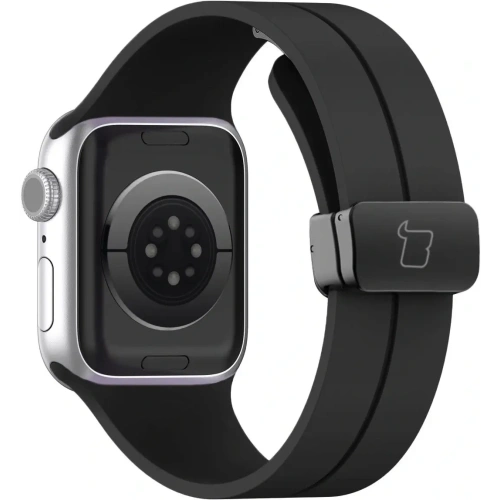 Kup Silikonový pásek Bizon Strap Watch Silicone do Apple Watch 38/40/41/42 mm černý - BIZ6174 - {ean13} - Sklep Home Screen