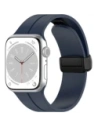 Bizon Strap Watch Silicone Apple Watch 38/40/41/42 mm albastru închis