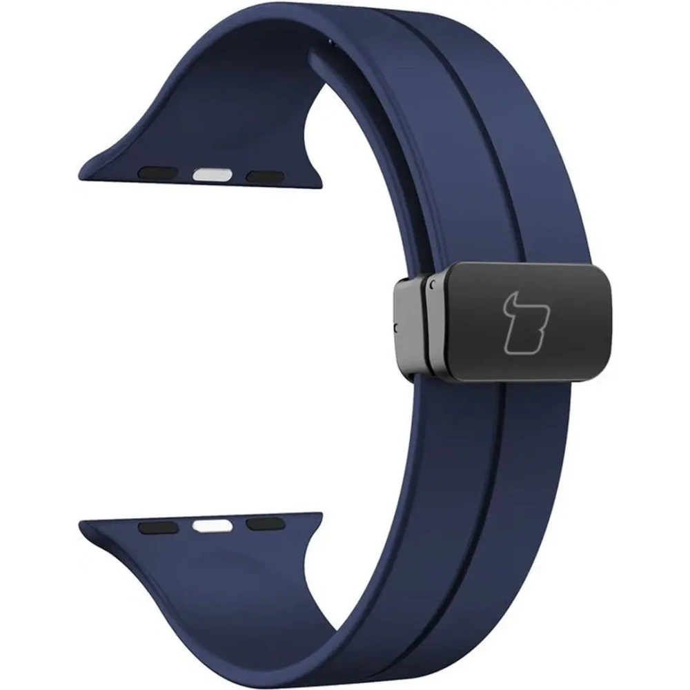 Silikonowy pasek Bizon Strap Watch Silicone do Apple Watch 38/40/41/42 mm granatowy