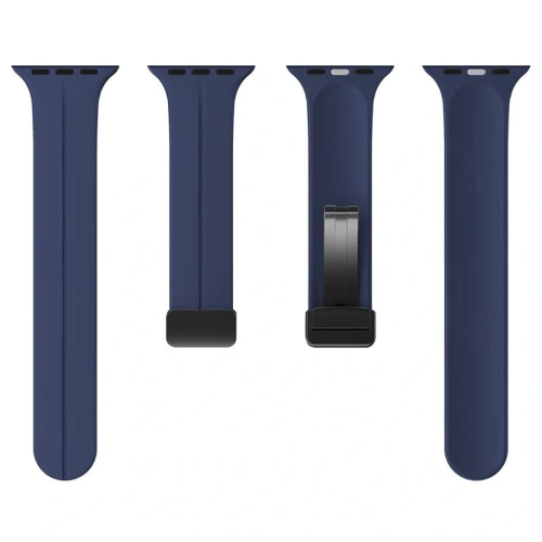 Kup Silikonový pásek Bizon Strap Watch Silicone do Apple Watch 38/40/41/42 mm tmavě modrý - BIZ6175 - {ean13} - Sklep Home Screen