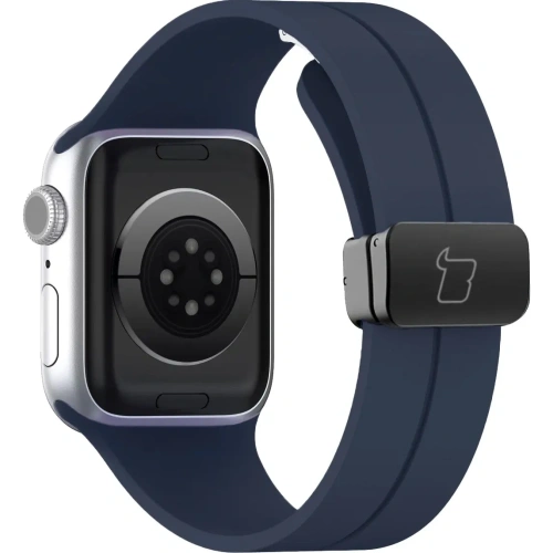 Kup Silikonový pásek Bizon Strap Watch Silicone do Apple Watch 38/40/41/42 mm tmavě modrý - BIZ6175 - {ean13} - Sklep Home Screen