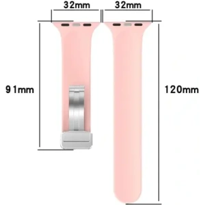Kup Bizon Strap Watch Silicone Apple Watch 38/40/41/42 mm rosa - BIZ6176 - {ean13} - Sklep Home Screen