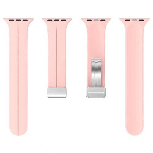Kup Silikonový pásek Bizon Strap Watch Silicone do Apple Watch 38/40/41/42 mm růžový - BIZ6176 - {ean13} - Sklep Home Screen