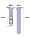 Kup Bizon Strap Watch Silicone Apple Watch 38/40/41/42 mm lavendel - BIZ6177 - {ean13} - Sklep Home Screen