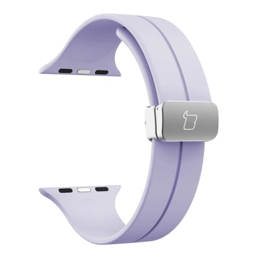 Kup Silikonový pás Bison Strap Watch Silicone do Apple Watch 38/40/41/42 mm levandulový - BIZ6177 - {ean13} - Sklep Home Screen