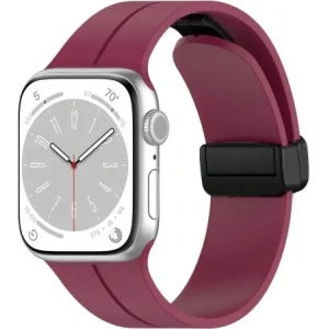 Kup Silikonový pásek Bizon Strap Watch Silicone do Apple Watch 38/40/41/42 mm burgundský - BIZ6178 - {ean13} - Sklep Home Screen
