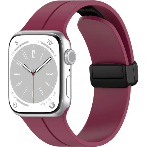 Buy Bizon Strap Watch Silicone Apple Watch 38/40/41/42 mm burgundy - BIZ6178 - {ean13} - Home Screen Store Europe