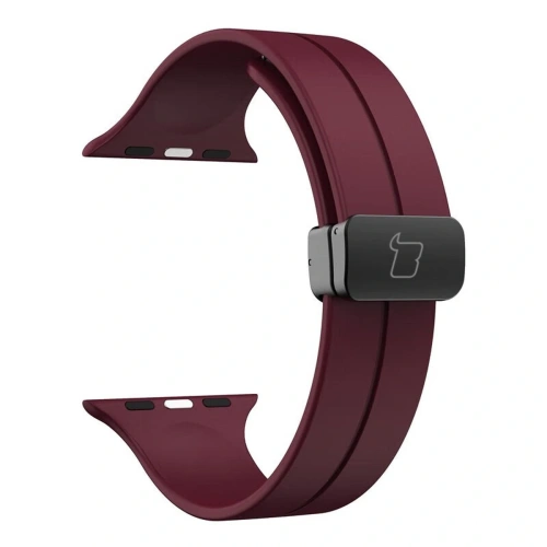 Buy Bizon Strap Watch Silicone Apple Watch 38/40/41/42 mm burgundy - BIZ6178 - {ean13} - Home Screen Store Europe