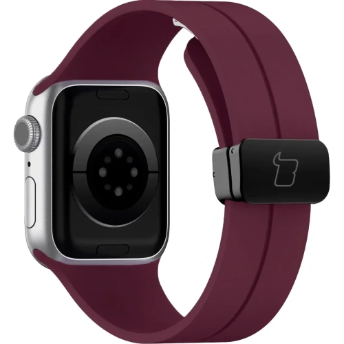 Buy Bizon Strap Watch Silicone Apple Watch 38/40/41/42 mm burgundy - BIZ6178 - {ean13} - Home Screen Store Europe