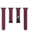 Buy Bizon Strap Watch Silicone Apple Watch 38/40/41/42 mm burgundy - BIZ6178 - {ean13} - Home Screen Store Europe