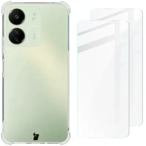 Kup Bizon Case Clear Pack Hülle + 2x Bildschirmglas Xiaomi Redmi 4G klar - BIZ6179 - {ean13} - Sklep Home Screen