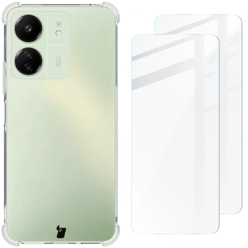 Kup Bizon Case Clear Pack Hülle + 2x Bildschirmglas Xiaomi Redmi 4G klar - BIZ6179 - {ean13} - Sklep Home Screen