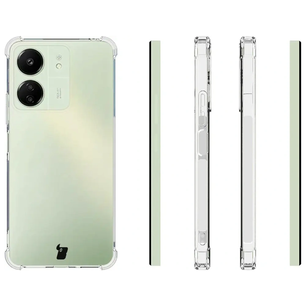 Etui + 2x szkło na ekran Bizon Case Clear Pack do Xiaomi Redmi 4G przezroczyste