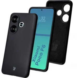 Kup Silikonowe etui Bizon Soft Case do Xiaomi Poco F6 czarne - BIZ6180 - {ean13} - Sklep Home Screen