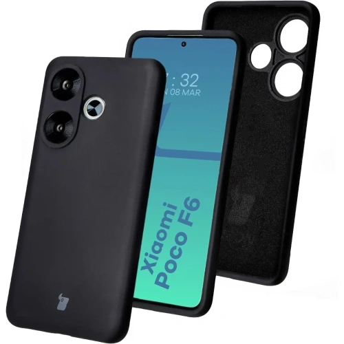 Kup Bizon Soft Case Xiaomi Poco F6 fekete - BIZ6180 - {ean13} - Sklep Home Screen