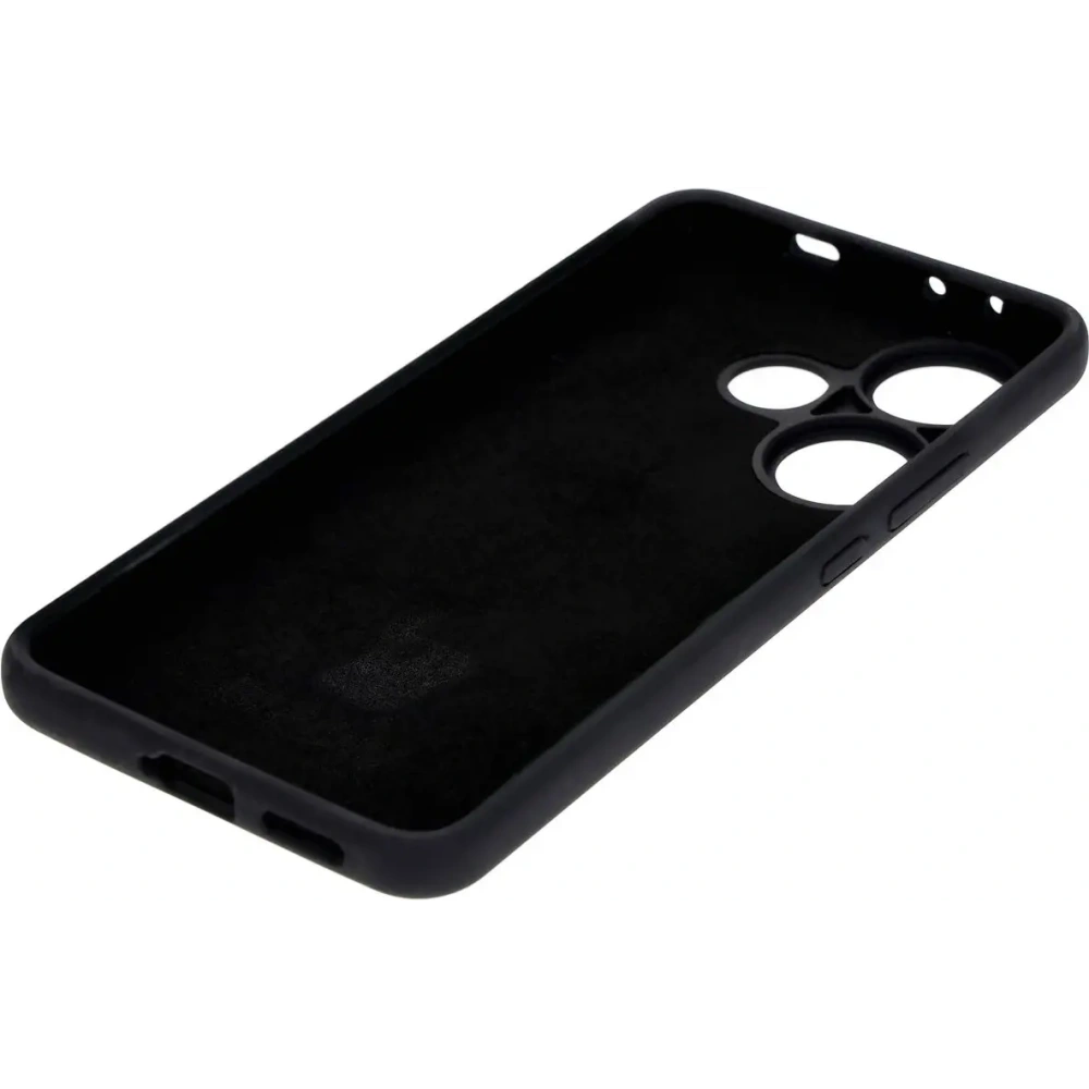 Silikonowe etui Bizon Soft Case do Xiaomi Poco F6 czarne