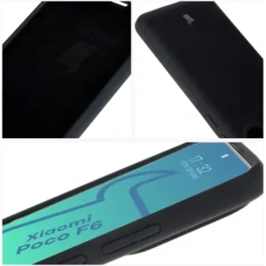 Kup Silikonowe etui Bizon Soft Case do Xiaomi Poco F6 czarne - BIZ6180 - {ean13} - Sklep Home Screen