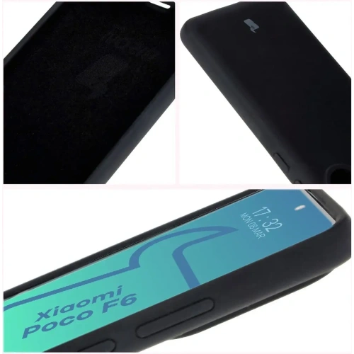 Kup Bizon Soft Case Xiaomi Poco F6 schwarz - BIZ6180 - {ean13} - Sklep Home Screen