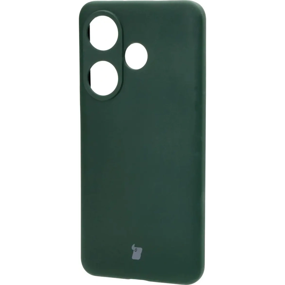 Silikonowe etui Bizon Soft Case do Xiaomi Poco F6 ciemnozielone
