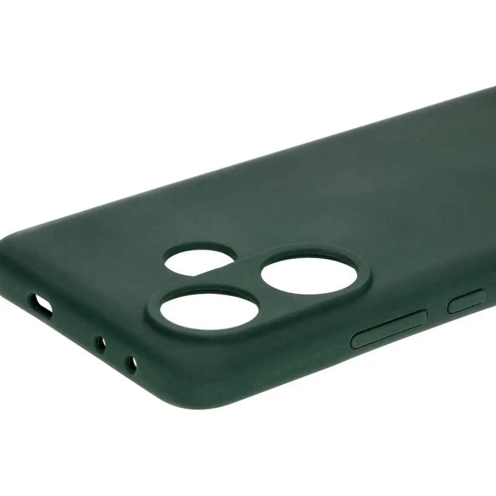 Silikonowe etui Bizon Soft Case do Xiaomi Poco F6 ciemnozielone