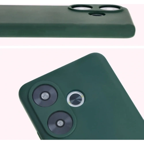 Kup Bizon Soft Case Xiaomi Poco F6 dunkelgrün - BIZ6181 - {ean13} - Sklep Home Screen