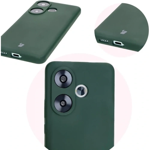 Kup Bizon Soft Case Xiaomi Poco F6 dunkelgrün - BIZ6181 - {ean13} - Sklep Home Screen