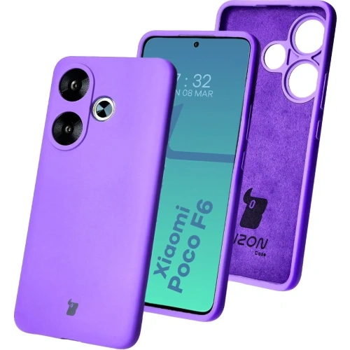 Kup Bizon Soft Case Xiaomi Poco F6 lila - BIZ6182 - {ean13} - Sklep Home Screen