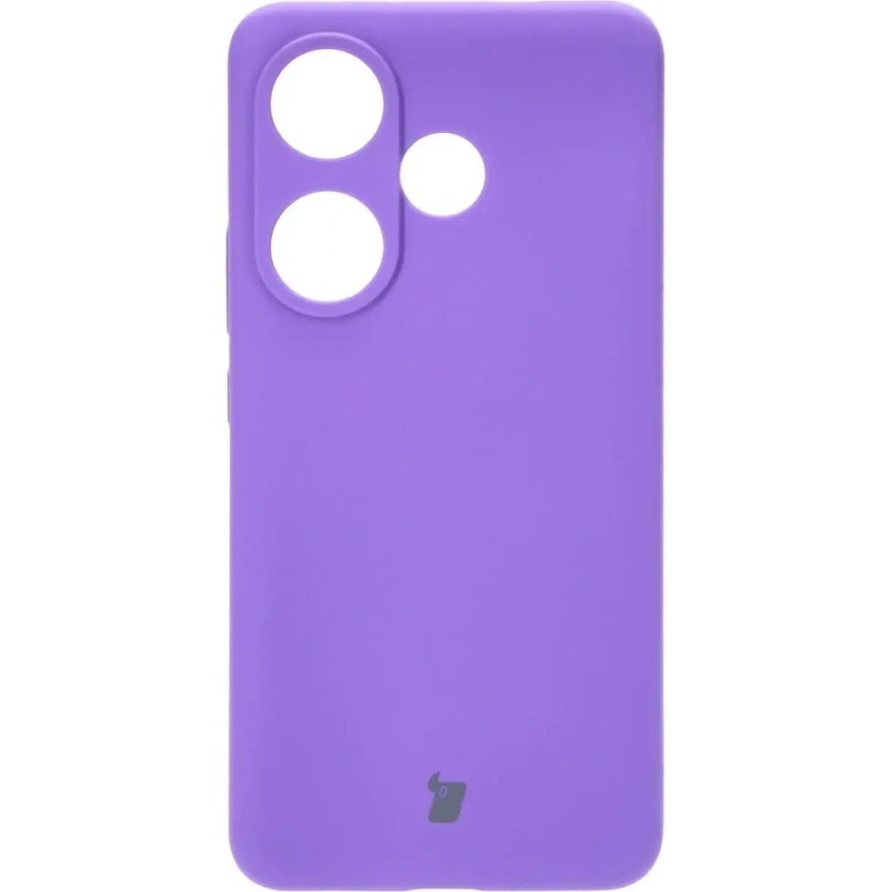 Silikonowe etui Bizon Soft Case do Xiaomi Poco F6 fioletowe