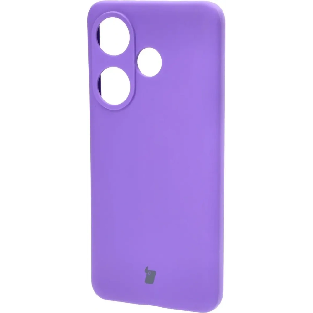 Silikonowe etui Bizon Soft Case do Xiaomi Poco F6 fioletowe
