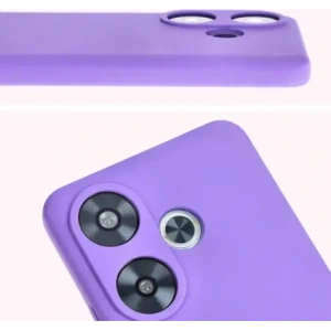 Kup Silikonowe etui Bizon Soft Case do Xiaomi Poco F6 fioletowe - BIZ6182 - {ean13} - Sklep Home Screen