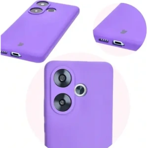 Kup Silikonowe etui Bizon Soft Case do Xiaomi Poco F6 fioletowe - BIZ6182 - {ean13} - Sklep Home Screen