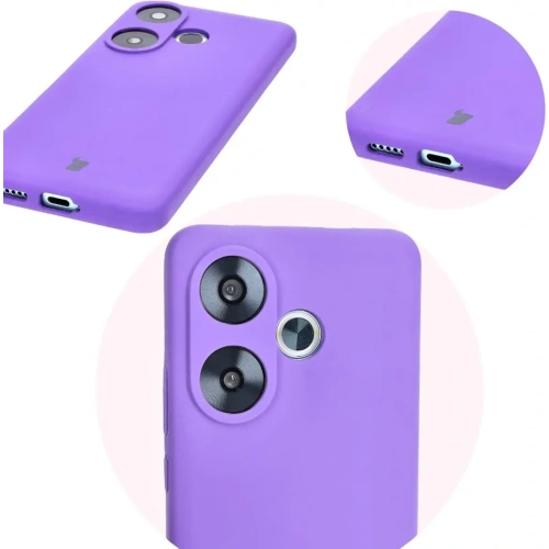 Kup Bizon Soft Case Xiaomi Poco F6 lila - BIZ6182 - {ean13} - Sklep Home Screen