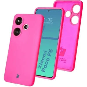Kup Silikonowe etui Bizon Soft Case do Xiaomi Poco F6 neonowo-różowe - BIZ6183 - {ean13} - Sklep Home Screen