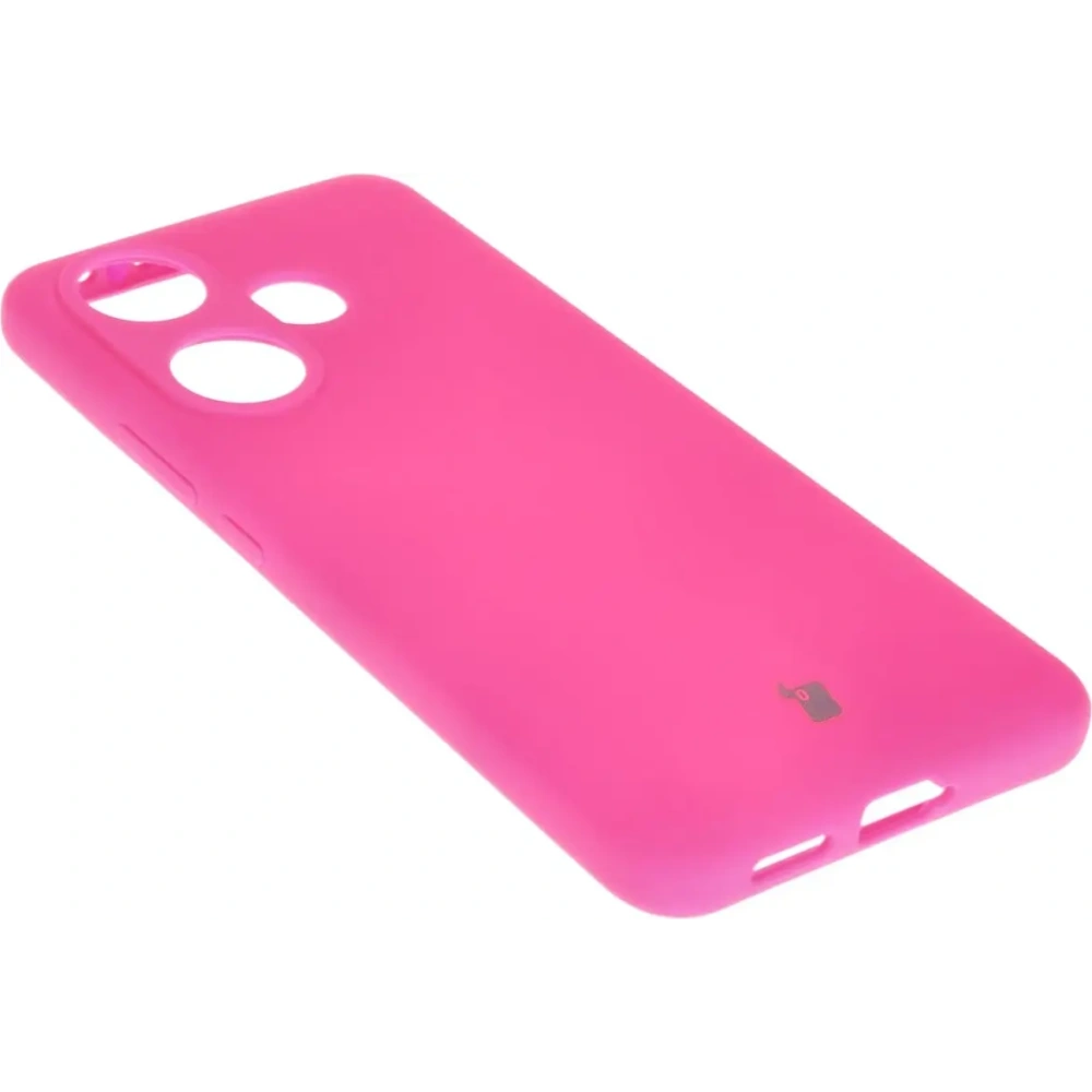 Silikonowe etui Bizon Soft Case do Xiaomi Poco F6 neonowo-różowe