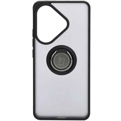 Kup Etui s úchytem na prst Bizon Case Hybrid Ring pro Xiaomi Poco F6 kouřové s černým rámem - BIZ6184 - {ean13} - Sklep Home Screen