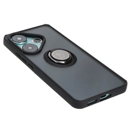 Kup Etui s úchytem na prst Bizon Case Hybrid Ring pro Xiaomi Poco F6 kouřové s černým rámem - BIZ6184 - {ean13} - Sklep Home Screen