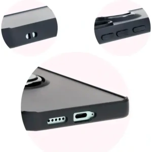 Kup Etui z uchwytem na palec Bizon Case Hybrid Ring do Xiaomi Poco F6 przydymione z czarną ramką - BIZ6184 - {ean13} - Sklep Home Screen
