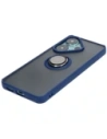 Kup Etui s úchopem na prst Bizon Case Hybrid Ring pro Xiaomi Poco F6 kouřové s modrým rámem - BIZ6185 - {ean13} - Sklep Home Screen
