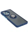 Kup Etui s úchopem na prst Bizon Case Hybrid Ring pro Xiaomi Poco F6 kouřové s modrým rámem - BIZ6185 - {ean13} - Sklep Home Screen