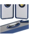 Kup Etui s úchopem na prst Bizon Case Hybrid Ring pro Xiaomi Poco F6 kouřové s modrým rámem - BIZ6185 - {ean13} - Sklep Home Screen