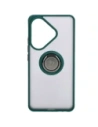Kup Etui s držákem na prst Bizon Case Hybrid Ring pro Xiaomi Poco F6 kouřové s tmavě zeleným rámečkem - BIZ6186 - {ean13} - Sklep Home Screen