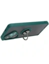 Buy Bizon Case Hybrid Ring Xiaomi Poco F6 smoky with a dark green frame - BIZ6186 - {ean13} - Home Screen Store Europe
